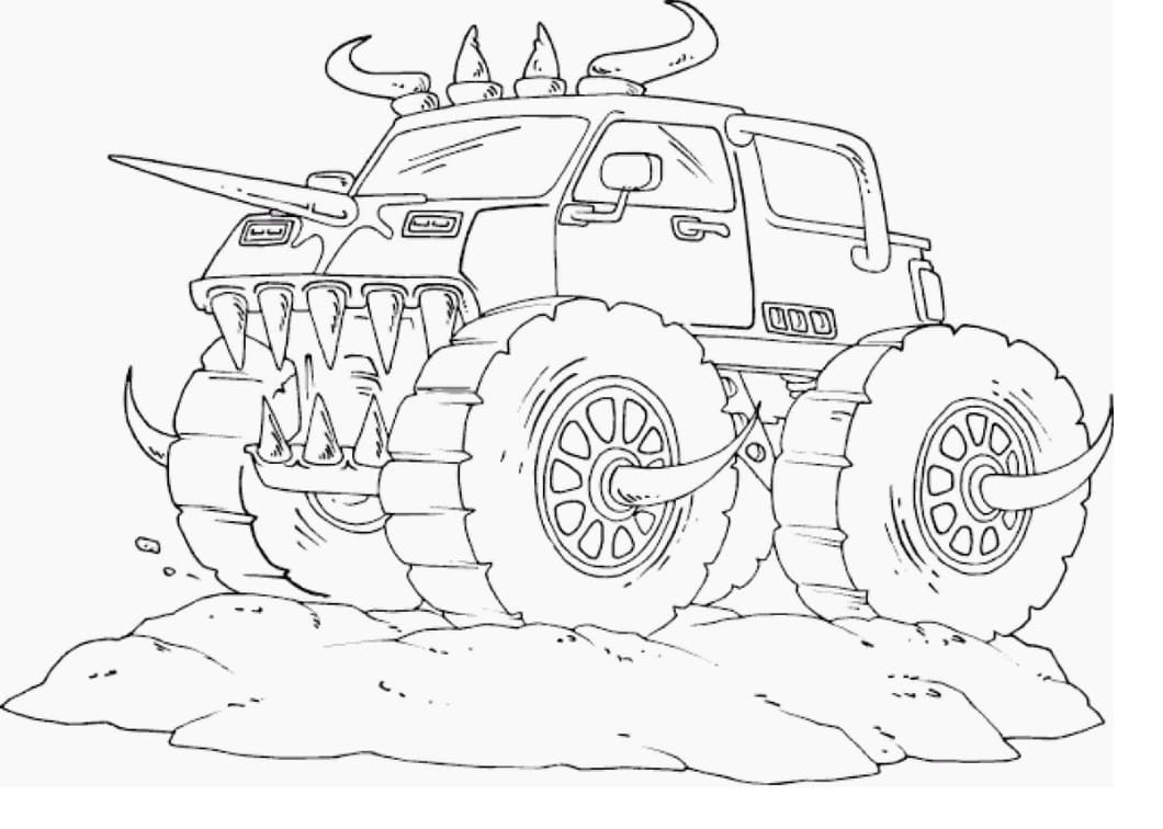 Amazing Monster Truck Coloring Game Amazing Monster Truck