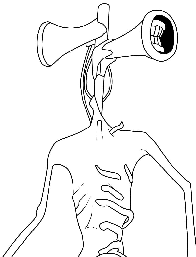 Amazing Siren Head Coloring Game Amazing Siren Head