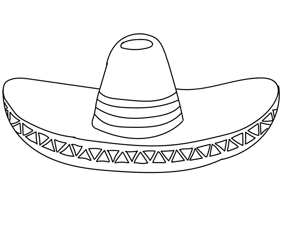 Sombrero 4 Coloring - Play Free Coloring Game Online