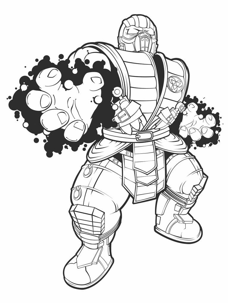 Amazing Sub-Zero Coloring Game Amazing Sub-Zero