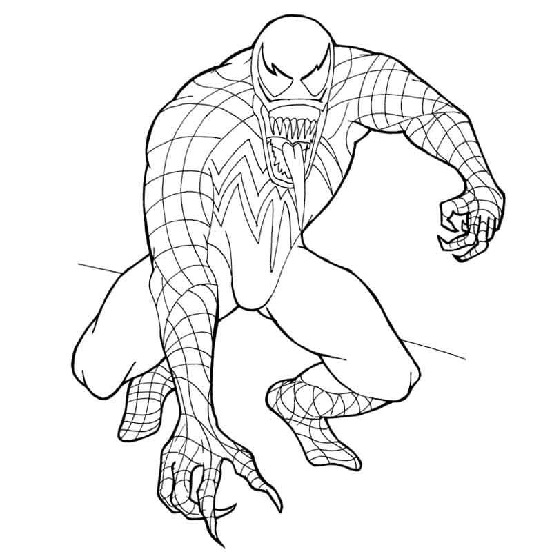 Venom Coloring Games - ColoringGames.Net