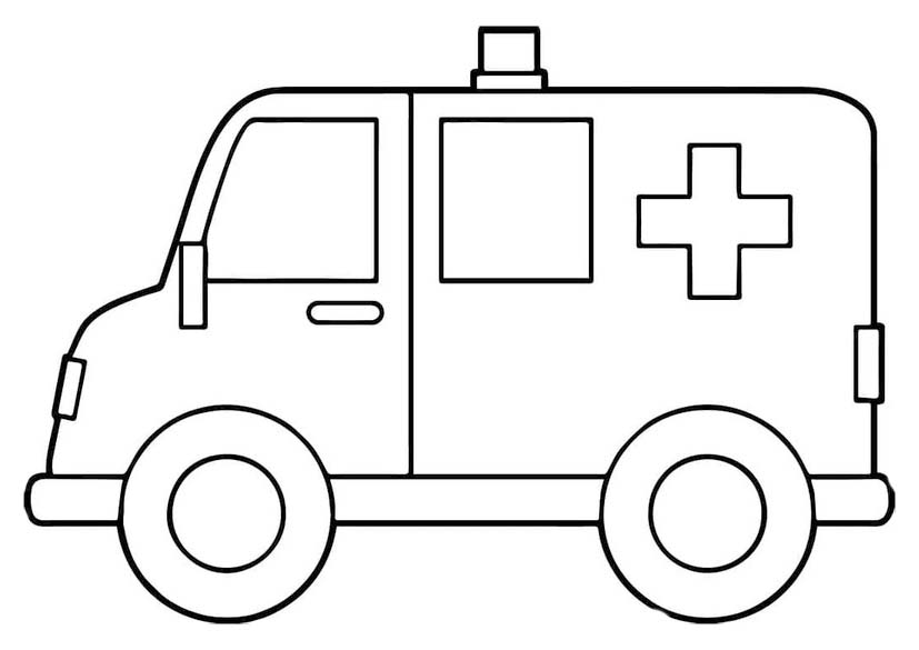 Ambulance Free Printable