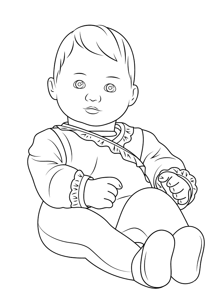 American Girl Bitty Baby Coloring Game American Girl Bitty Baby