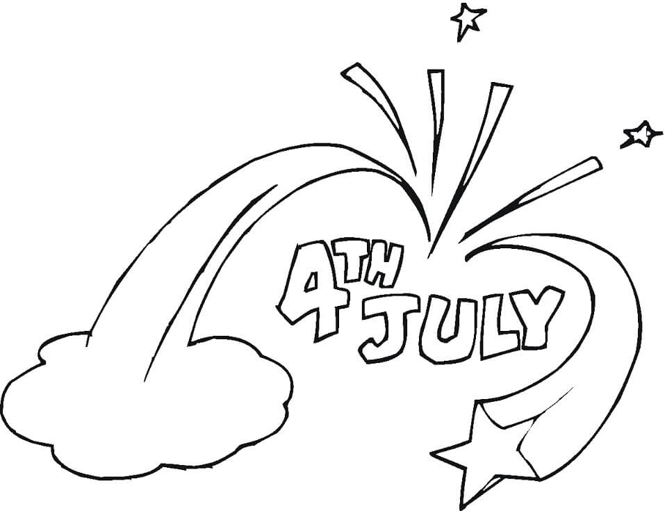 American Independence Day fireworks