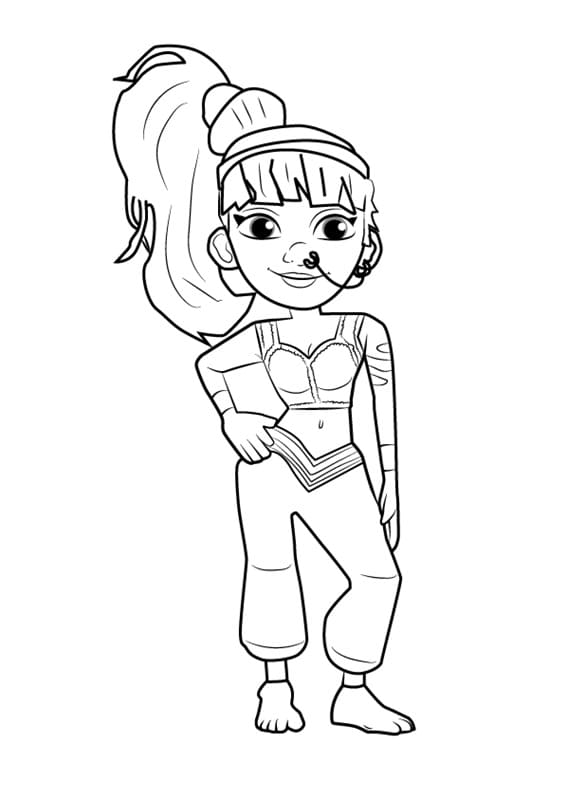 Amira from Subway Surfers