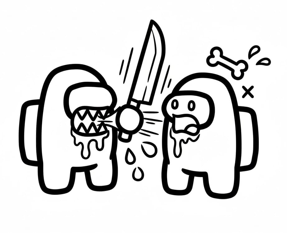 Among Us after being Attacked