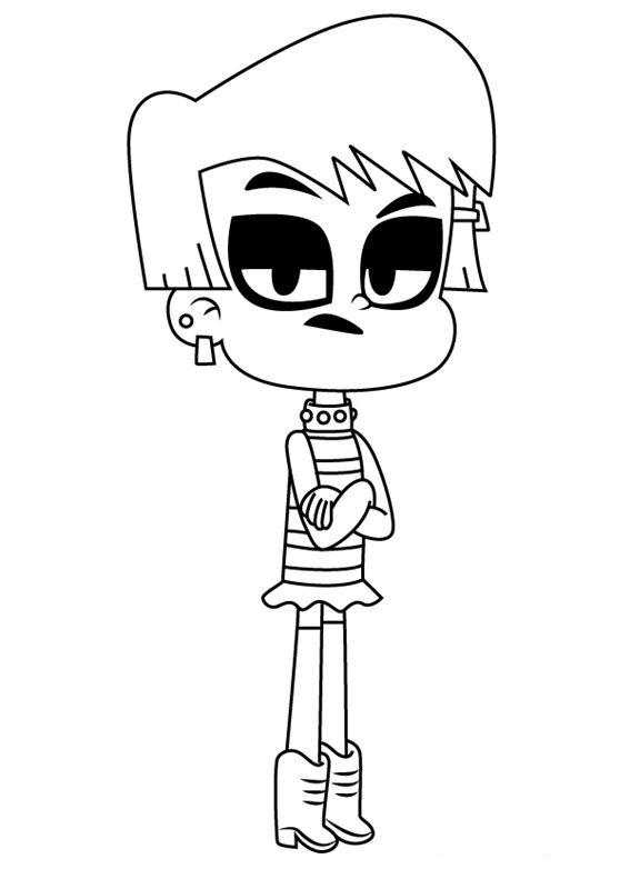 Amy from Looped Coloring Game Amy from Looped