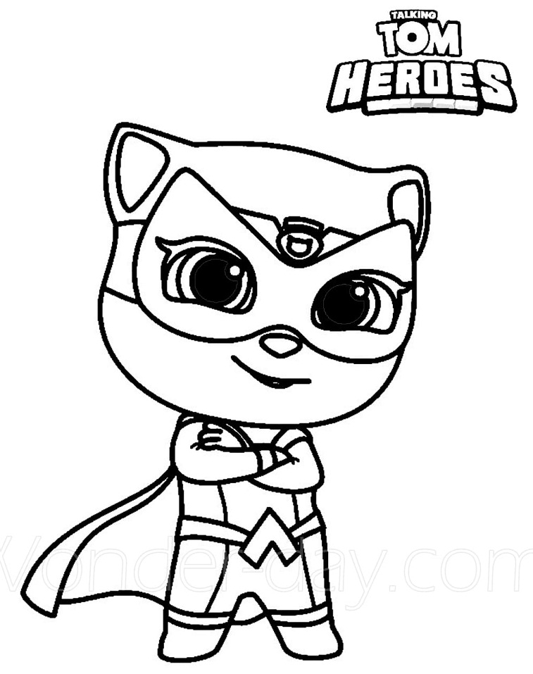 Angela Hero Coloring Game Angela Hero