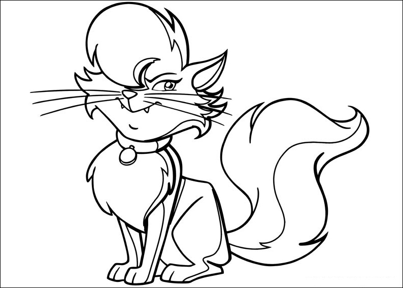 Angora from Horseland Coloring Game Angora from Horseland