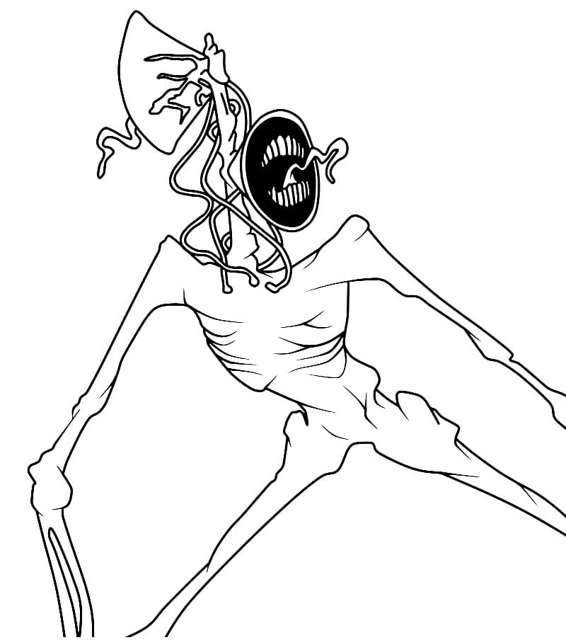 Angry Siren Head Coloring Game Angry Siren Head