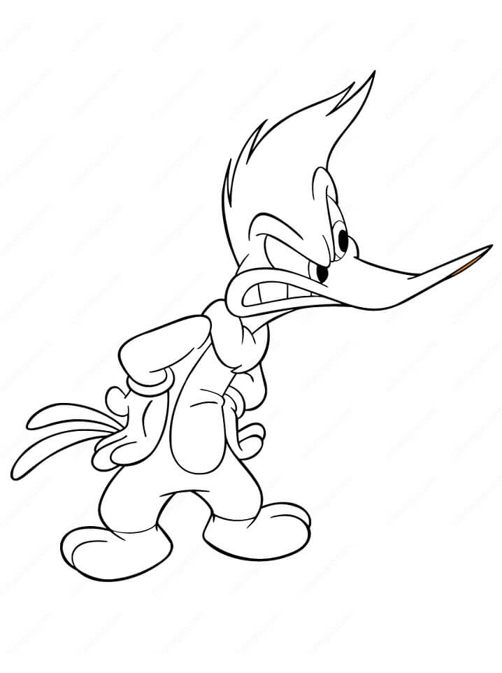Angry Woody Woodpecker