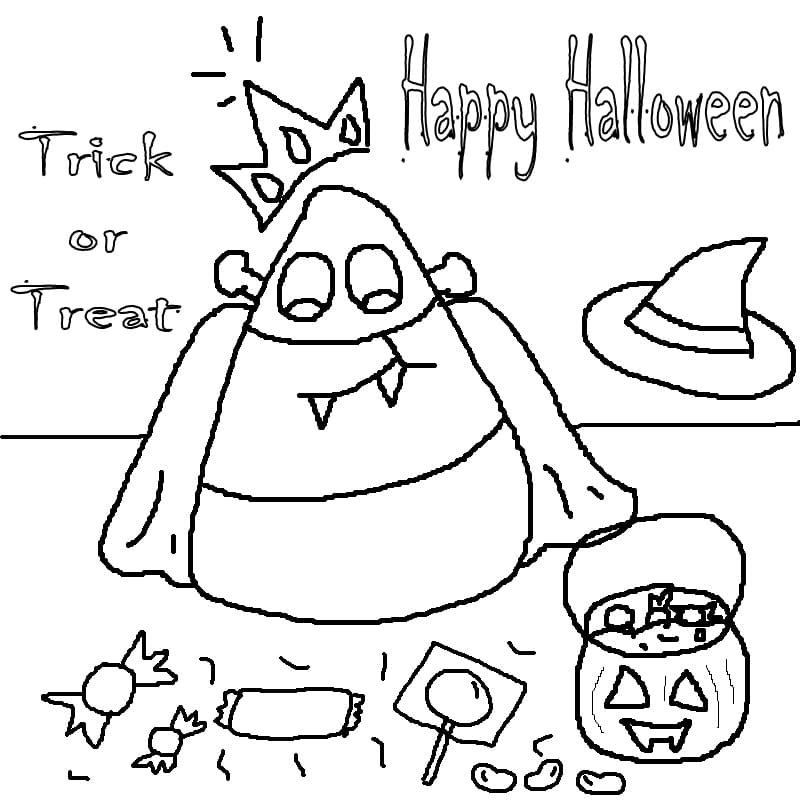 Animated Candy Corn Coloring Game Animated Candy Corn