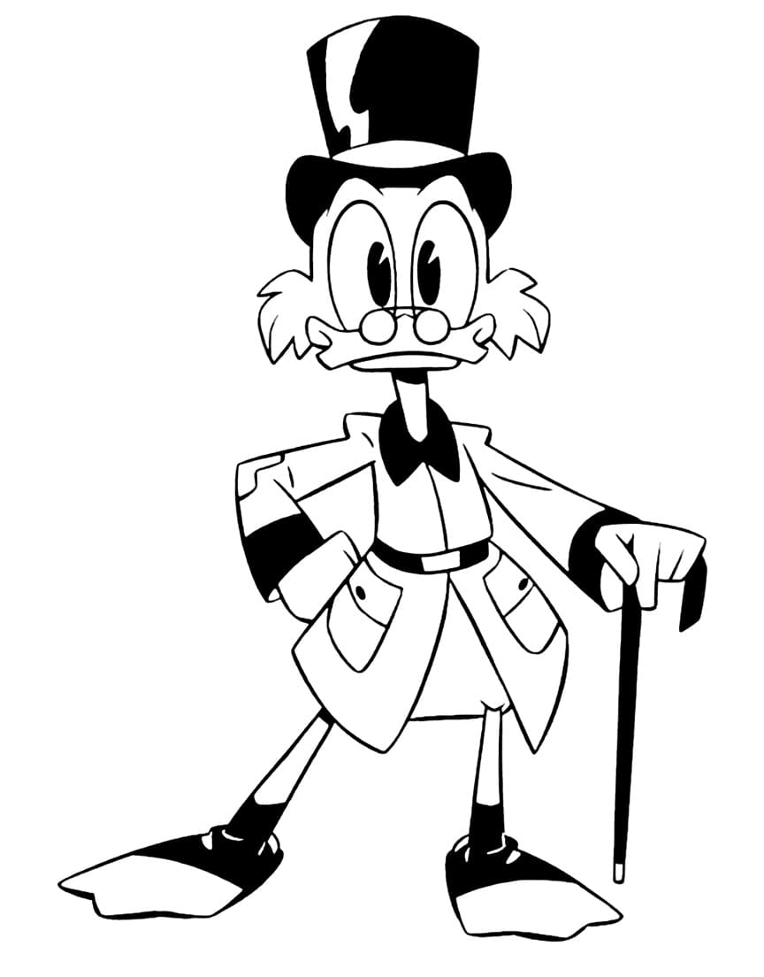 Animated Scrooge McDuck
