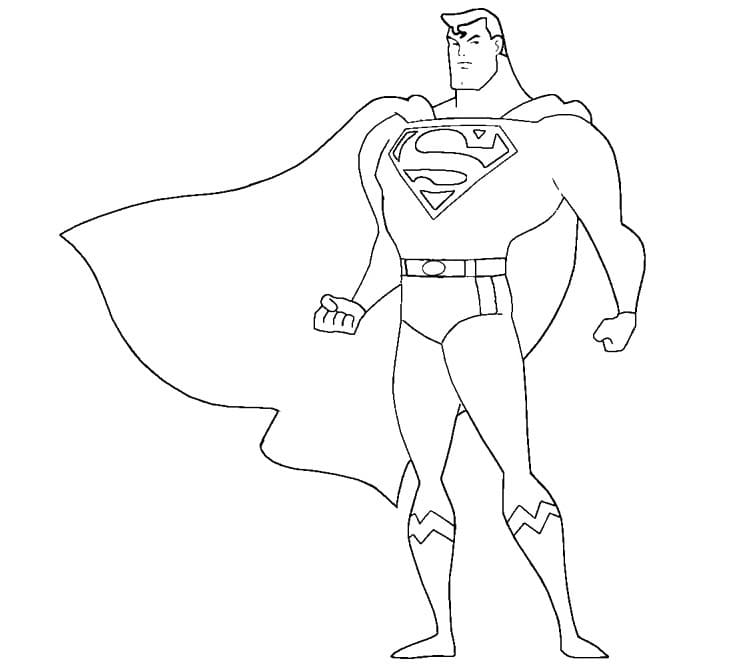 Animated Superman Coloring Game Animated Superman