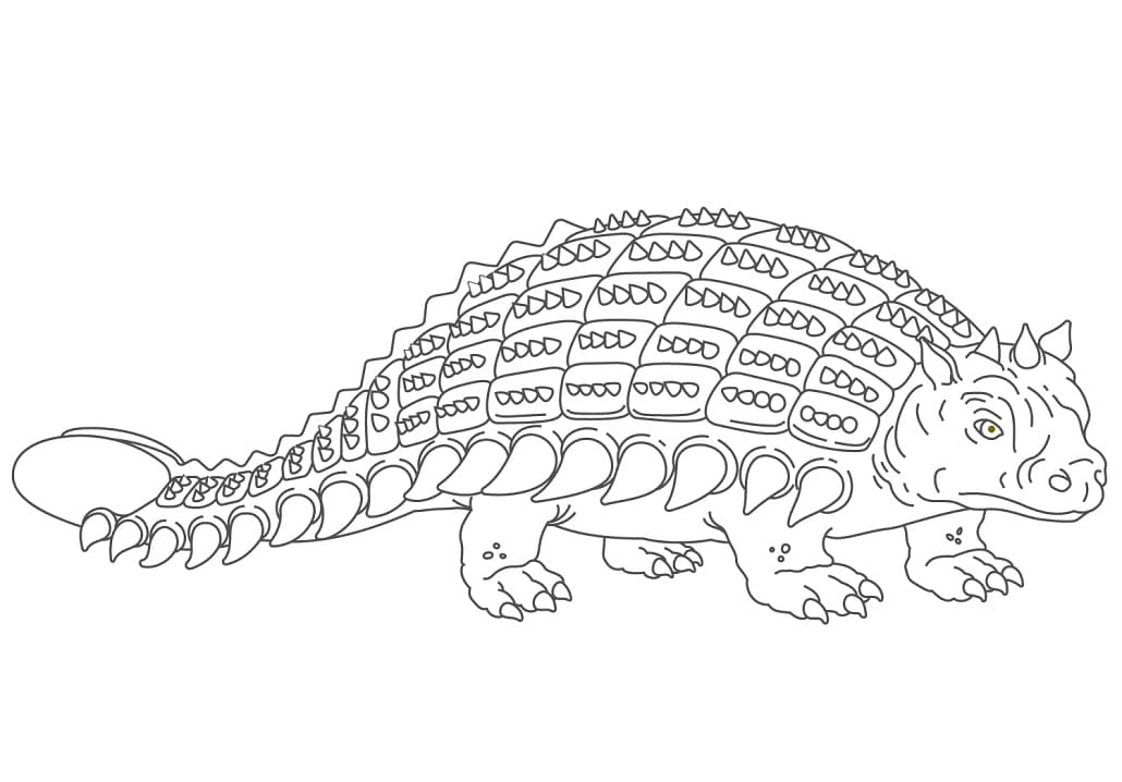 Ankylosaurus Printable