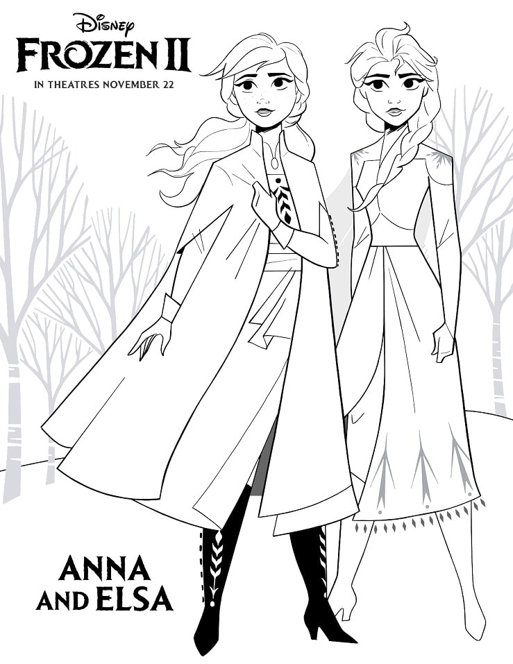 Anna and Elsa Frozen 2