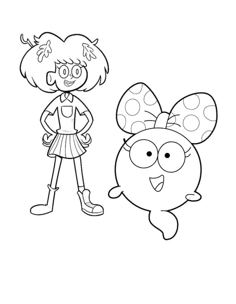 Anne and Polly from Disney Amphibia