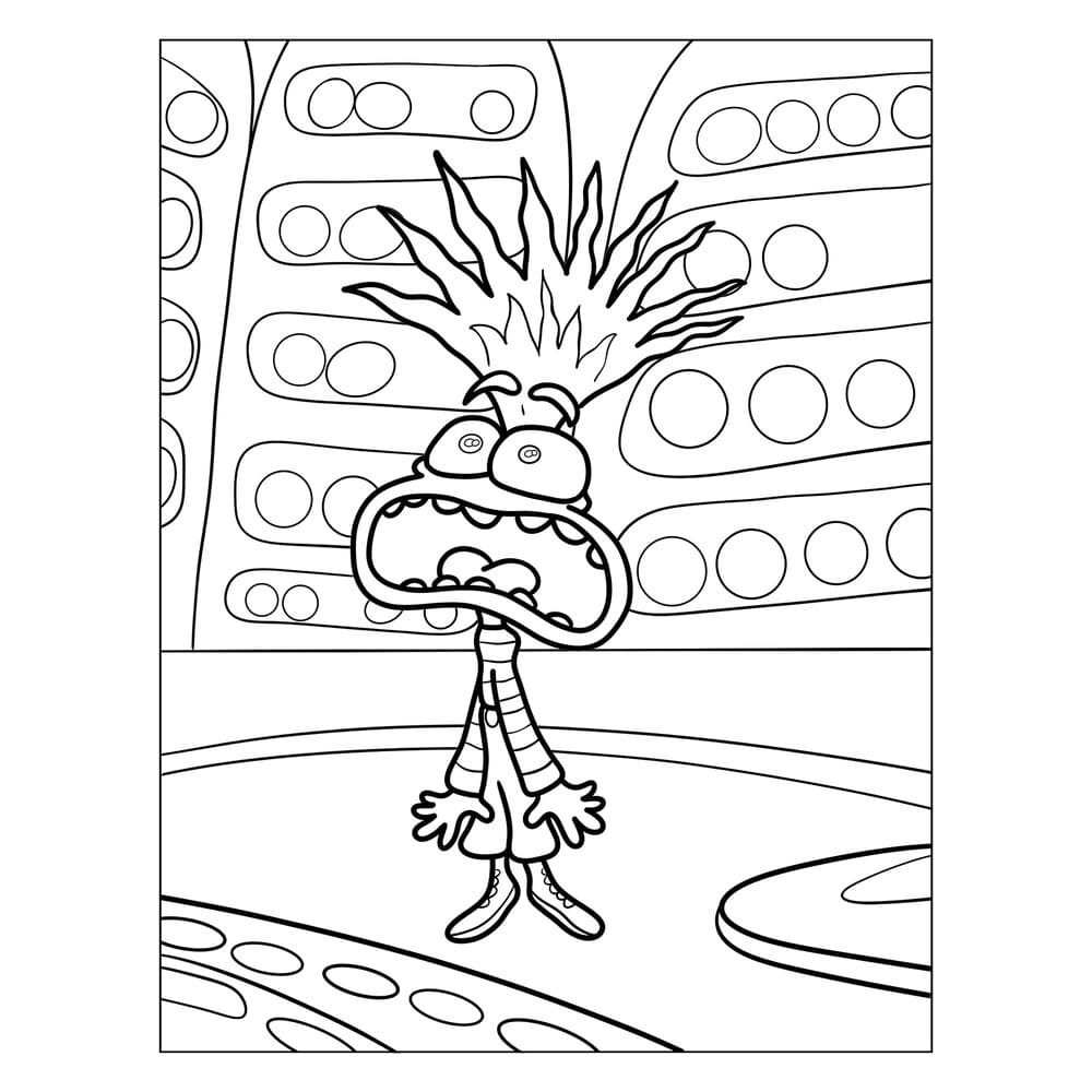 Anxiety from Disney Pixar Inside Out 2