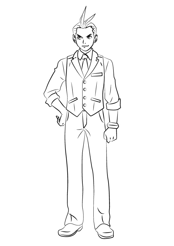 Apollo Justice from Ace Attorney