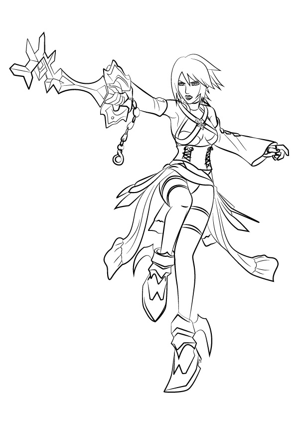 Aqua from Kingdom Hearts