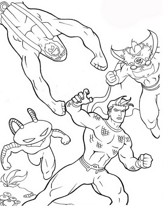 Aquaman Fighting