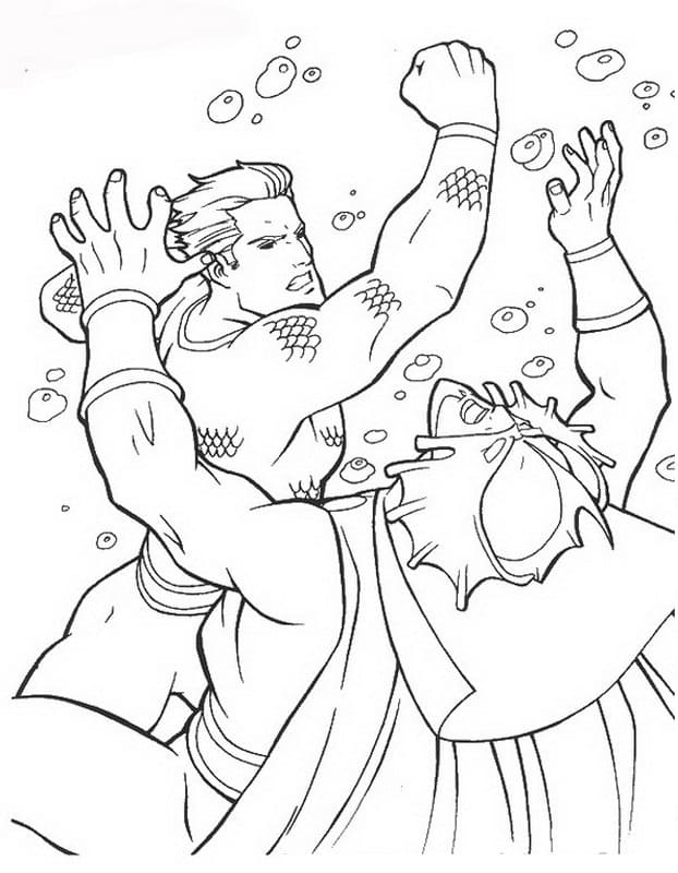 Aquaman Punches Ocean Master