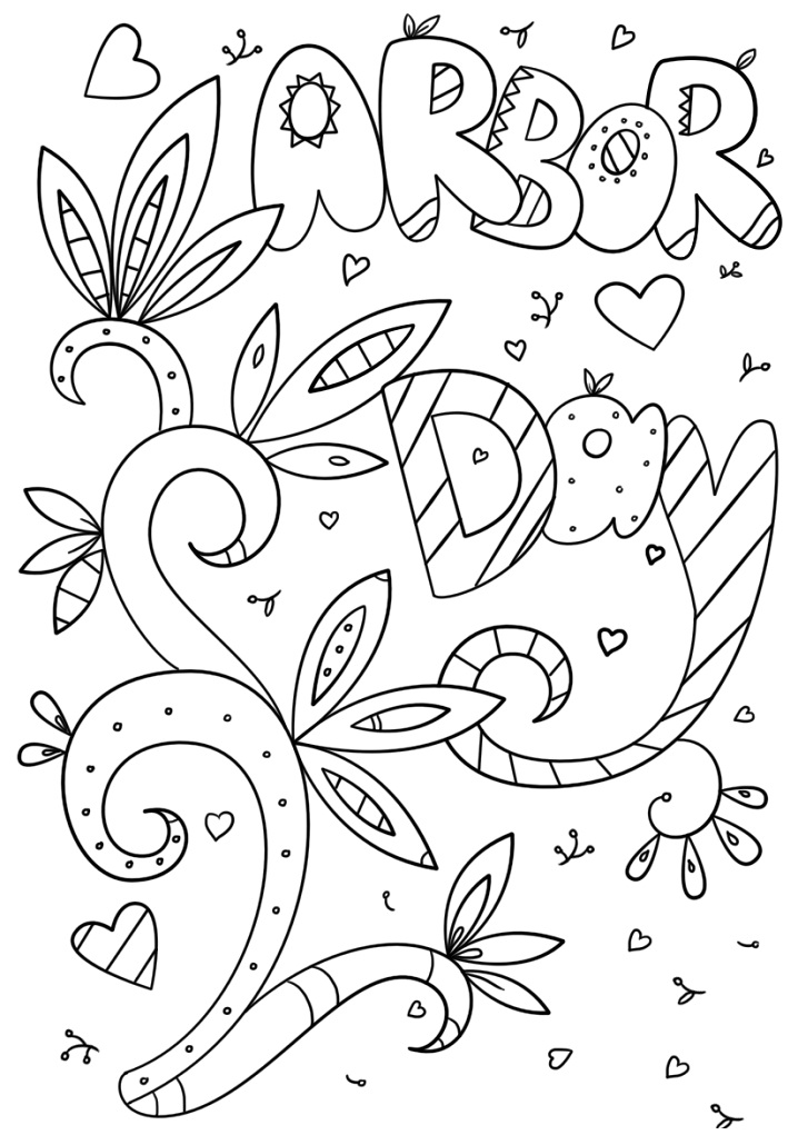 Arbor Day 3 Coloring - Play Free Coloring Game Online