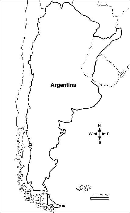 Argentina Map 1 Coloring Game Argentina Map 1