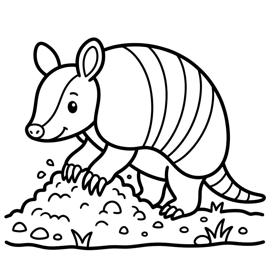 Armadillo Printable