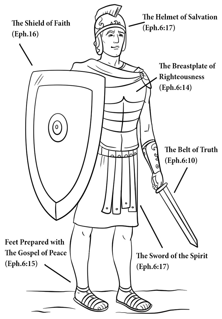 Armor of God 5 Coloring - Play Free Coloring Game Online