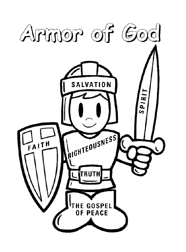 Armor of God Coloring Games - ColoringGames.Net