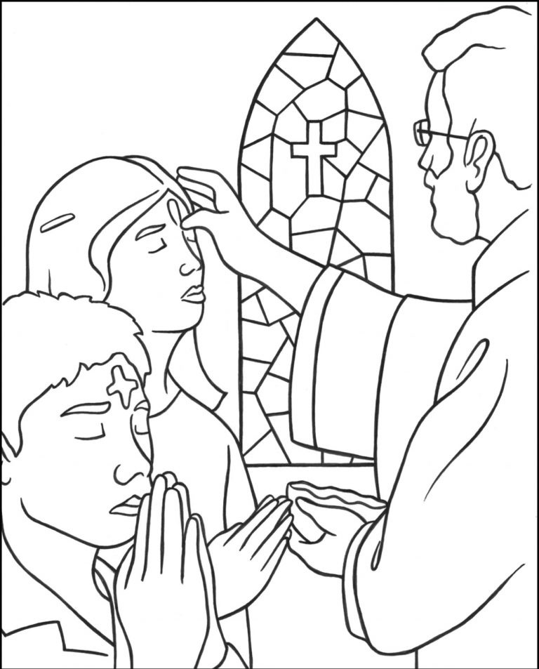 Ash Wednesday 1 Coloring Game Ash Wednesday 1