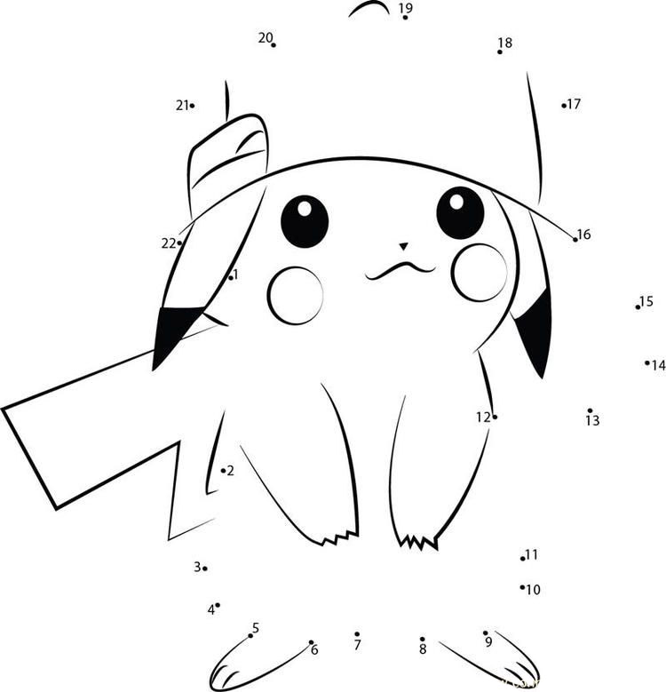 AshPikachu Dot to Dot