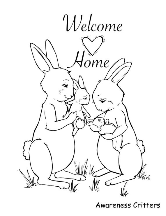 Awareness Critters Welcome Home