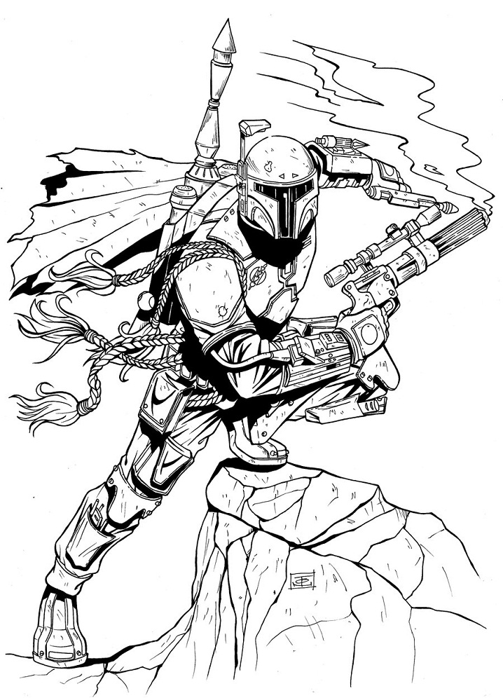 Awesome Boba Fett Coloring Game Awesome Boba Fett