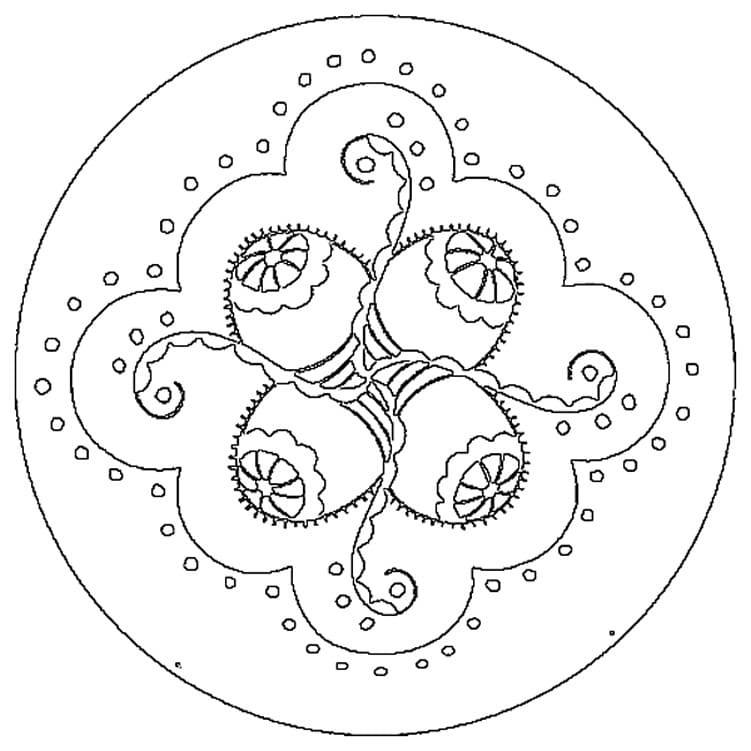 Awesome Easter Mandala Coloring Game Awesome Easter Mandala