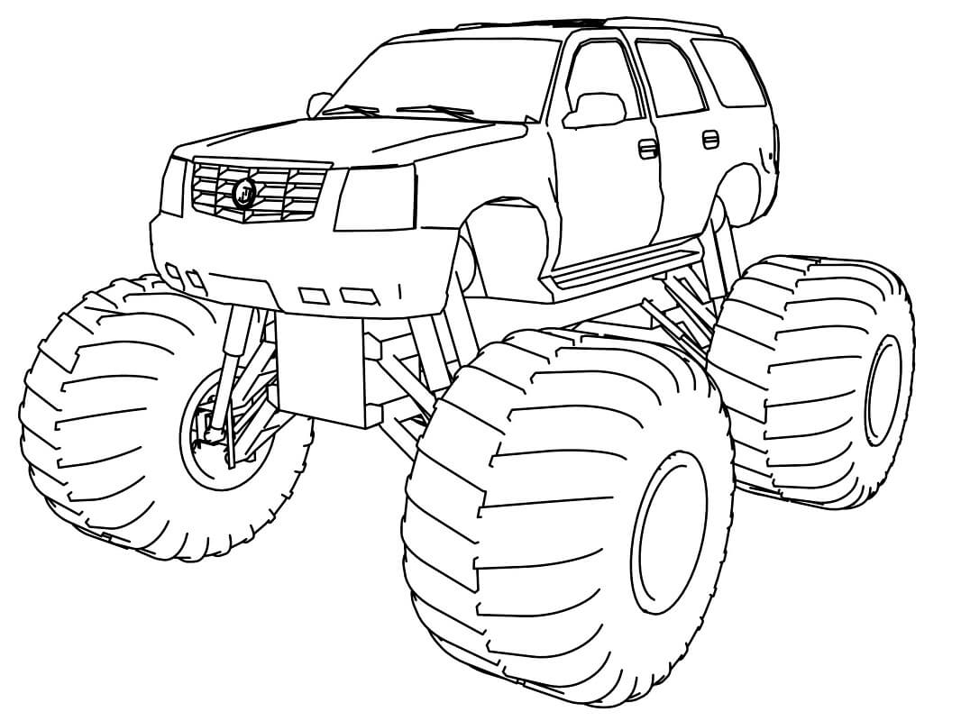 Awesome Monster Truck Coloring Game Awesome Monster Truck