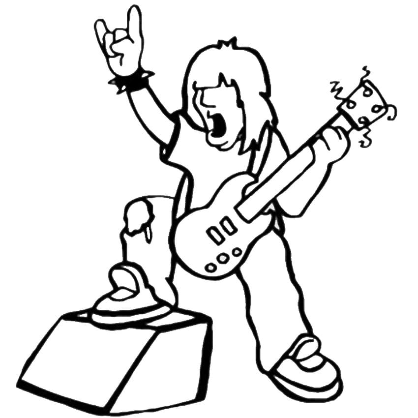 Awesome Rockstar Coloring Game Awesome Rockstar