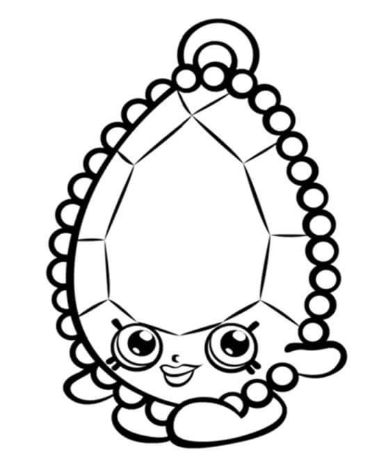 BRENDA BROOCH Shopkin Coloring Game BRENDA BROOCH Shopkin