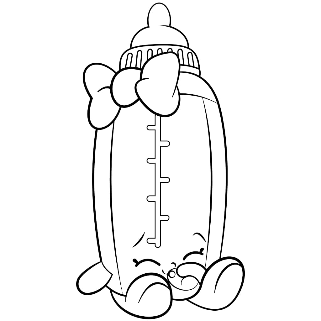 Baby Bottle Shopkins Coloring Game Baby Bottle Shopkins