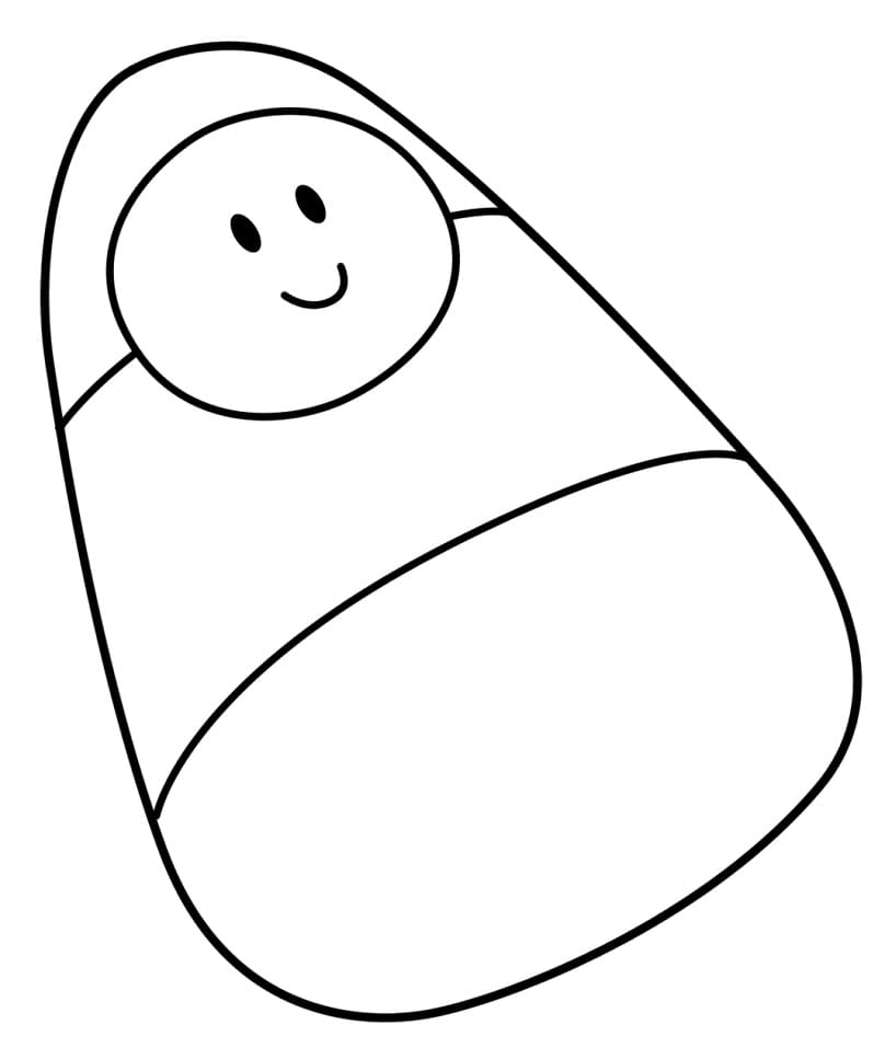 Baby Candy Corn Coloring Game Baby Candy Corn