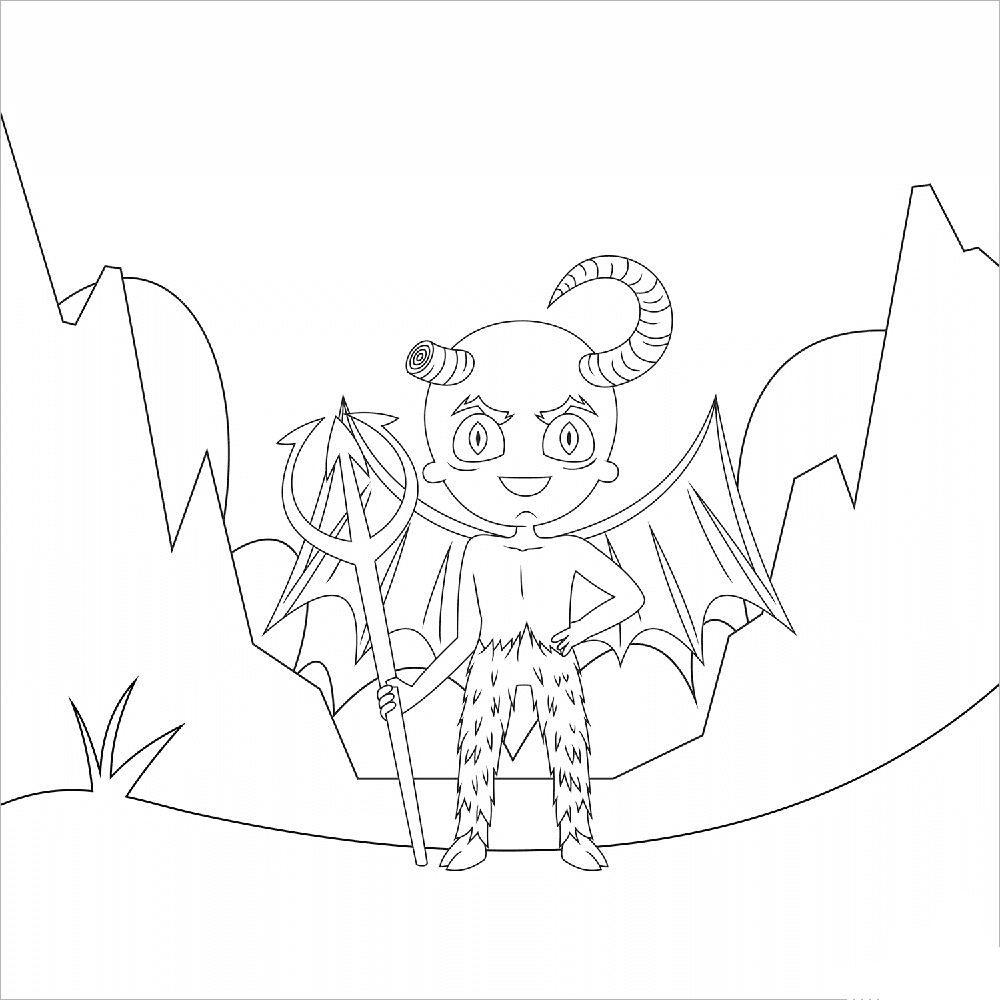 Baby Demon Coloring Game Baby Demon