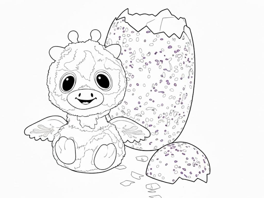 Baby Giraffe Hatchimal