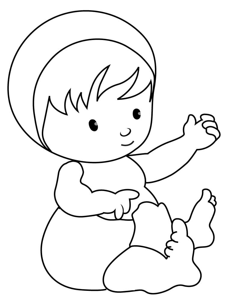 Baby Girl 1 Coloring Game Baby Girl 1
