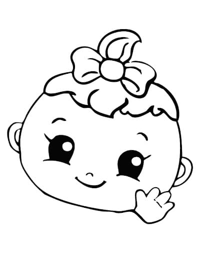 Baby Girl Face Coloring Game Baby Girl Face