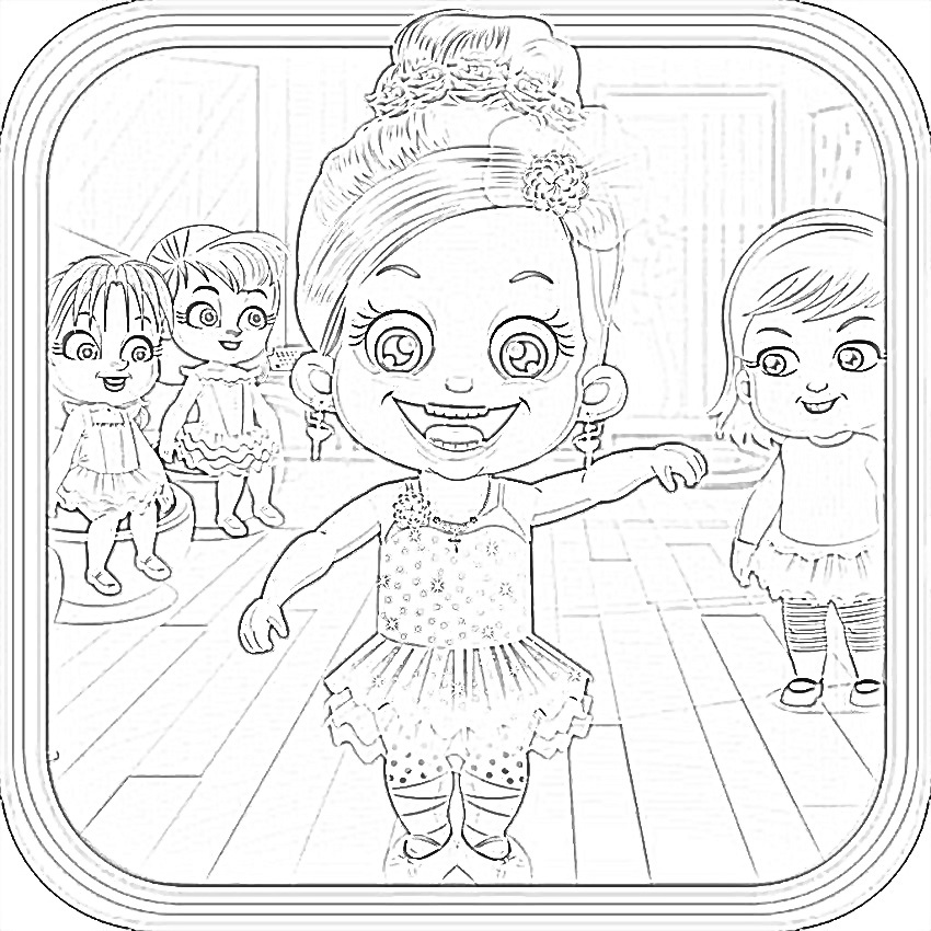 Baby Hazel Ballet Coloring Game Baby Hazel Ballet
