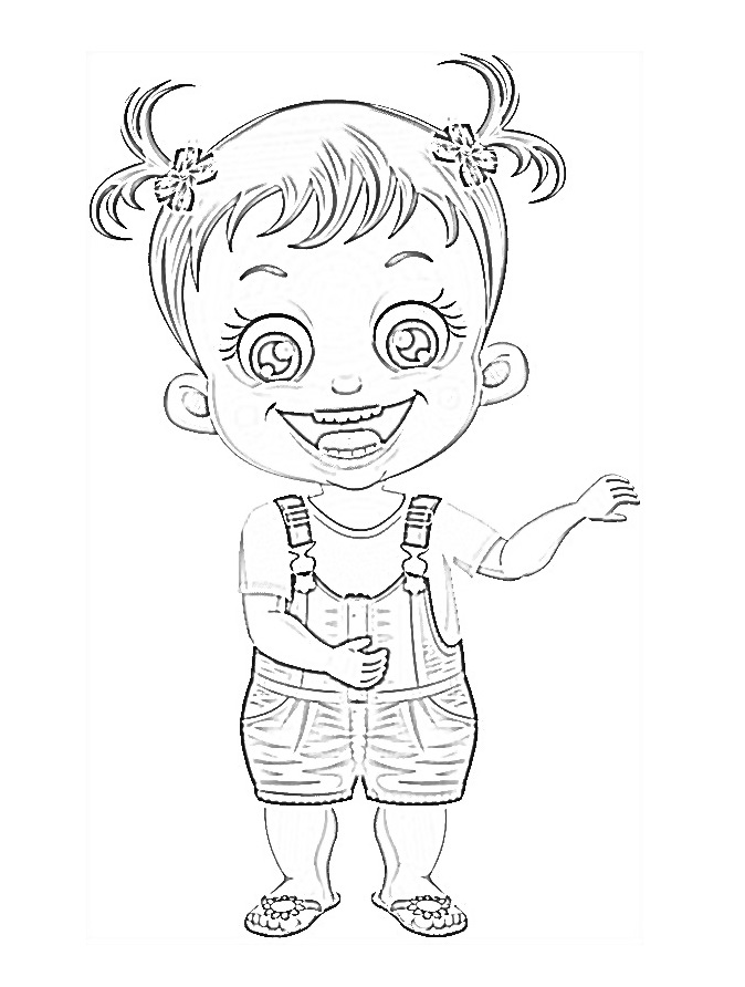 Baby Hazel Smiling Coloring Game Baby Hazel Smiling