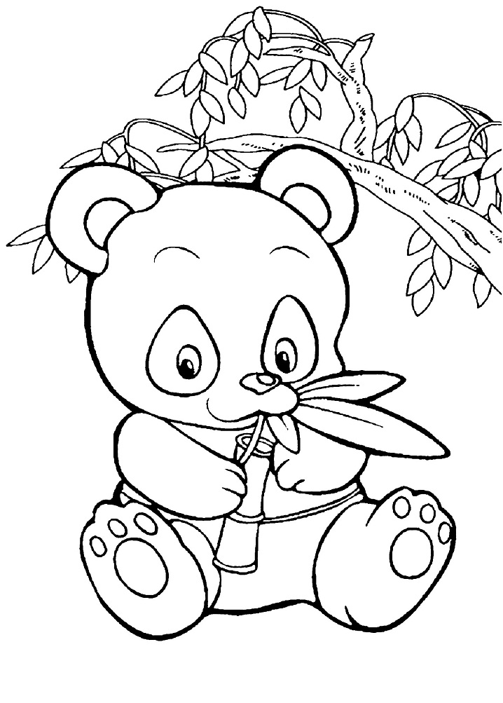 Baby Panda Coloring Game Baby Panda