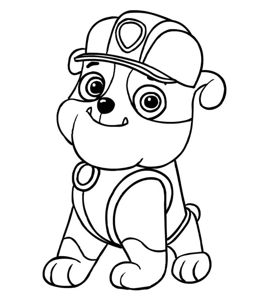 Baby Rubble Coloring Game Baby Rubble