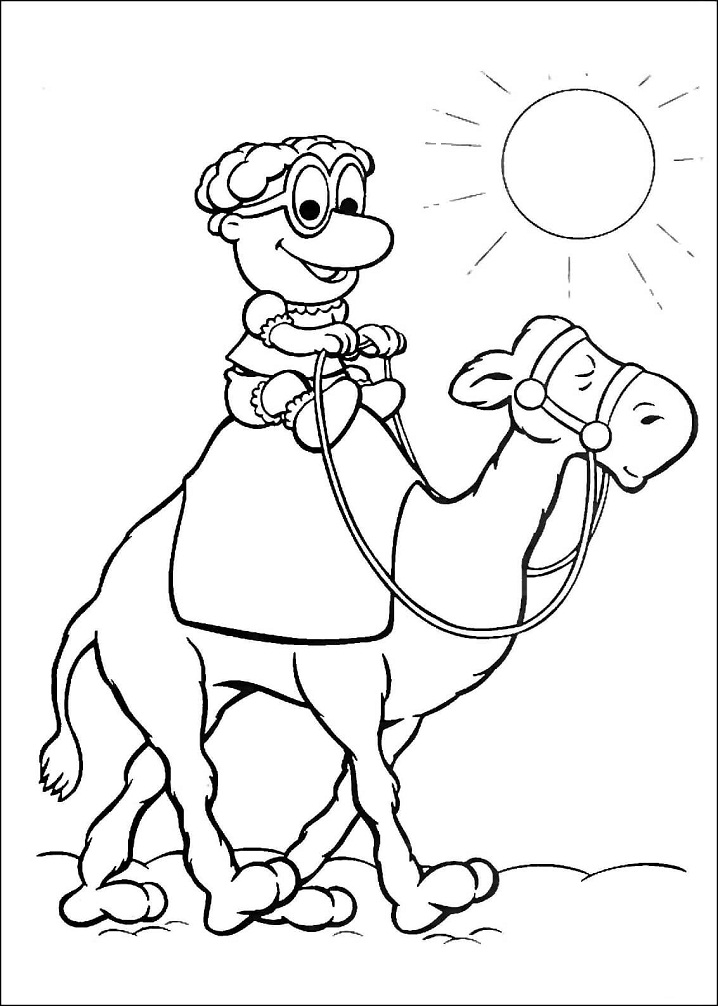 Baby Skeeter on a Camel